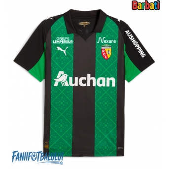 RC Lens Tricou Fotbal Replică 2025-26 Barbati Deplasare